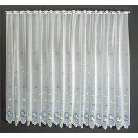 Gardinen Kranzusch Scheibengardine Schmetterlinge (1 St), Stangendurchzug, transparent, Stablöcher,transparent,verschiedene Höhen, Breiten