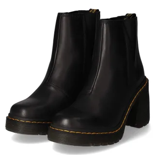 Dr. Martens Chelsea Boots SPENCE  Schwarz - Gr. 39 -  Leder und Textil