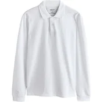 Next Langarm-Poloshirt Regular Fit Lärmeliges Pikee-Poloshirt (1-tlg)
