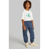 Calvin Klein Jeans Sweathose ESSENTIAL WOVEN CARGO PANTS für Kinder bis 16 Jahre mit Logo-Print