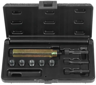 KS Tools THREADfix Reparatur-Satz M9x1 f.Glühkerzen,9-tlg - 150.5030