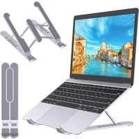 JPARR Laptoptisch Faltbarer Laptop-Ständer, 6 Winkel, Tablet-Ständer-Halterung (1x Laptopständer/Tabletständer Buchständer, 1x Laptiopständer auch als Tabletständer iPad-Ständer geeignet), Laptopständer, Smartphoneständer Macbookständer