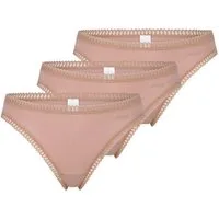 sloggi T-String 3er Pack GO Crush (Spar-Set, 3-St) String - Baumwolle - Atmungsaktiv - Komfortabel und atmungsaktiv