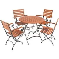 Garden Pleasure Garten-Essgruppe WIEN Set, (Set, 5-tlg)
