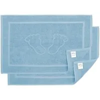 BANANALU Badetücher Badvorleger Badematte 700g/m2 50x70 cm Duschvorleger Duschmatte, Baumwolle (2-St)