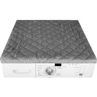 Bestlivings Waschmaschinenbezug 60x60cm aus Baumwolle/Polyester, mit Gummizug, Frottee-Steppung, maschinenwaschbar & trocknergeeignet