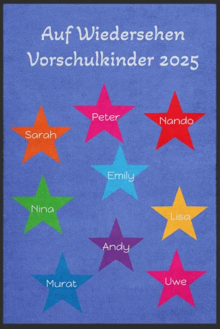 Kita Abschiedsgeschenk Fussmatte 6003 | Größe: 60 cm x 80 cm