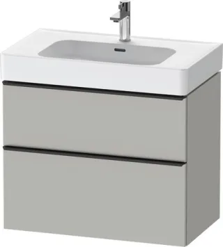 Duravit D-Neo Waschtischunterbau wandhängend Betongrau Matt 784x452x625 mm - DE43770BD070000 DE43770BD070000
