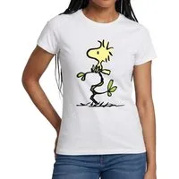 Spreadshirt T-Shirt Peanuts Woodstock Frauen T-Shirt (1-tlg)