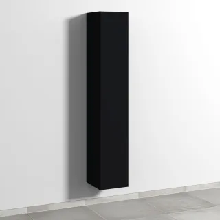 Sanipa 3way Hochschrank mit 1 Tür, Schwarz-Matt SF10708