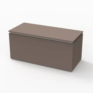 Sanipa Sitztruhe 2morrow (P3500) 451x1000x451 Taupe-Matt, P35001T P35001T
