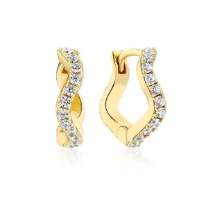 Sif Jakobs Jewellery Creolen SJ-E3859-CZ-YG