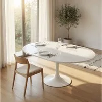 PEALOV Esstisch Ausziehbarer Küchentisch 90–130 × 75 cm für 4–6 Personen (1-St), Platzsparender Wohnzimmertisch mit Teleskopschiene und Metallbeinen