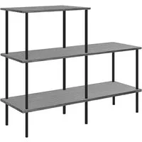 HOME DELUXE Regal INDU, Bücherregal, Standregal, Wohnzimmerregal, Dachschrägenregal