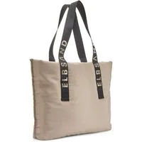 Elbsand Shopper Schultertasche, große Handtasche, Tragetasche, Einkaufstasche, Badetasche, Strandtasche, Henkeltasche aus weichem Material VEGAN