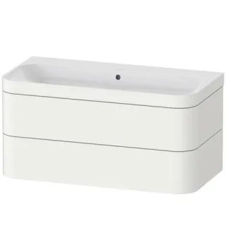 Duravit Happy D.2 Plus c-bonded Set wandhängend Weiß Seidenmatt 975x490x480 mm - HP4638N3636 HP4638N3636