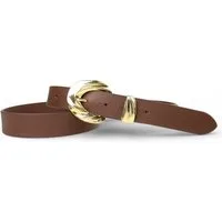 FRONHOFER Hüftgürtel Damen Büffelleder (1-St) Chunky, vergoldet