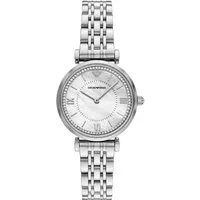 Emporio Armani Quarzuhr AR11701, Armbanduhr, Damenuhr, Edelstahlarmband, analog, Glassteine