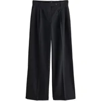 Next Palazzohose Tailored Fit Hose mit weitem Bein, Kurzgröße (1-tlg)