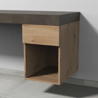 Sanipa Anbau-/Solitärschrank 2morrow (P2351) 510x350x520 Eiche-Natural-Touch, P235185 P235185