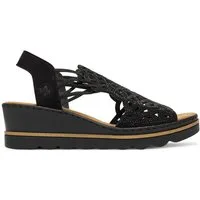 Rieker Rieker Damen-Sandalen Schwarz 67465-00 Sandale