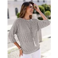 Witt Strickpullover Ajour-Pullover 3/4-Arm Ajour