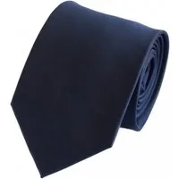 Fabio Farini Krawatte elegante Dunkelblaue Herren Krawatten - Schlips in 8cm (ohne Box, 1-St., Unifarben) Breit (8cm), Cobalt Blue