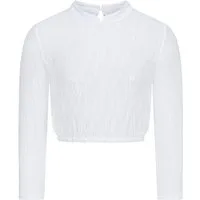 Nübler Dirndlbluse Dirndlbluse Langarm Lucy in Weiß von Nübler