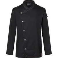 Karlowsky Fashion Kochjacke KARLOWSKY Herren Kochjacke ROCK-CHEF® Langarm Regular Schwarz