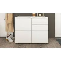 borchardt Möbel Kommode Rova, Sideboard Breite 93 cm, Mit praktischer Push-to-open-Funktion, 3 Türen und 2 Schubkästen