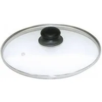 axentia Topfdeckel Glasdeckel, mit Edelstahlrand, Ø 20 cm 222222, (1-tlg)