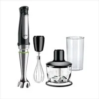 Braun Stabmixer MultiQuick 7 MQ 7035X - 1000W, Stufenlosregulierbar, Dynamische Klinge, 1000 W, Spritzschutz, Extra Mahlklinge, 500 ml Zerkleinerer, Schneebesen