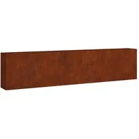 vidaXL Hochbeet Hochbeet 360x40x80 cm Cortenstahl (1 St)