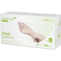 Medi-Inn Einweghandschuhe Vinyl Comfort Einmalhandschuhe puderfrei transparent AQL: 1.5