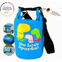 FASports Drybag Wasserdichte Tasche Aquino, Blau, Seesack/Packsack mit Tragegurt (1-tlg., H: 35 cm, Ø 18 cm), 5 Liter