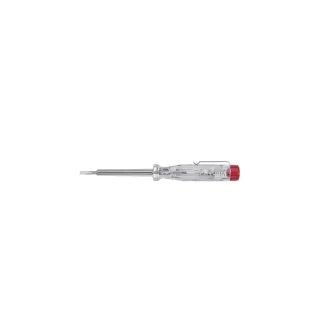 Wiha Spannungsprüfer 120-250 Volt Schlitz transparent, mit Ansteckclip - 05271