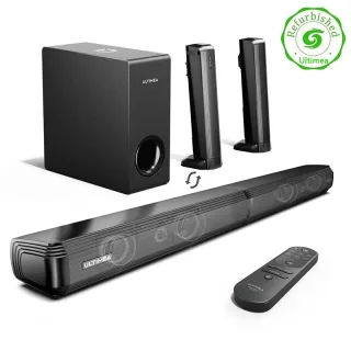 [EU/UK Direct] Refurbished Ultimea Apollo S50 4.1CH Soundbar bluetooth Soudbar 5 Units 3 Mode Audio DSP Chip BassMax Tec