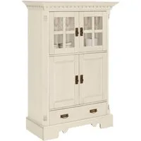 OTTO home Highboard Milan, Vitrine, Breite 102 cm, Massivholz, FSC®-zertifiziert