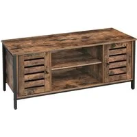 VASAGLE Lowboard TV-Schrank, 2 Schränken und 2 Regalebenen, Breite 110cm