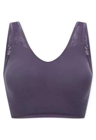 SCHIESSER - Bustier mit herausn. Pads indigo - Gr. - 36