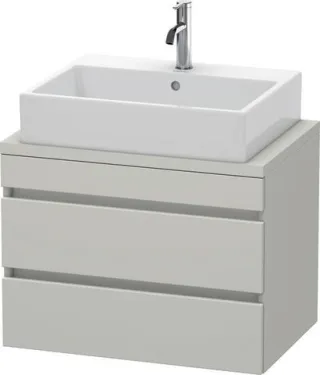 Duravit DuraStyle Konsolenwaschtischunterbau wandhängend Betongrau Matt 700x478x512 mm - DS530600707 DS530600707