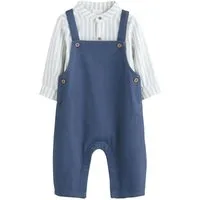 Next Body & Hose Baby-Latzhose und Bodysuit aus Baumwollgewebe (2-tlg)