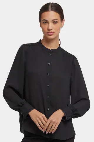 Janie Bluse | Schwarz