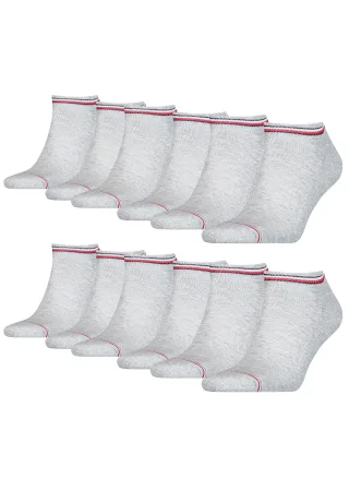 12 Paar TOMMY HILFIGER Herren ICONIC SNEAKER Gr. 39 - 49 Sneaker Socken