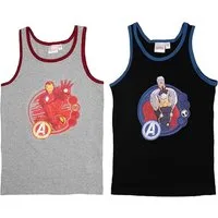 MARVEL Unterhemd für Kinder – 2er Pack Tank Top Unterwäsche aus Baumwolle (2-St)