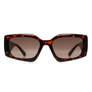 Guess GF6200 52F dunkle Sonnenbrille mit Farbverlauf in Havanna braun
