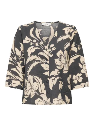 JDY - JDYTROYA CAPOTE LIFE 3/4 SHIRT WVN DIA - Gr. - XS