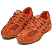 Geox U SNAKE ORIGINAL Schnürschuh, Schnürschuh, Freizeitschuh, Trekking Sneaker mit Lederinnensohle