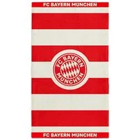 FC Bayern München Badetuch FC Bayern München Handtuch 50x100 cm (Rot/Weiß), Baumwolle