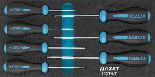 HAZET Schraubendreher-Satz HEXAnamic® Tamper Resistant TORX® Profil 7-teilig - 802TH/7